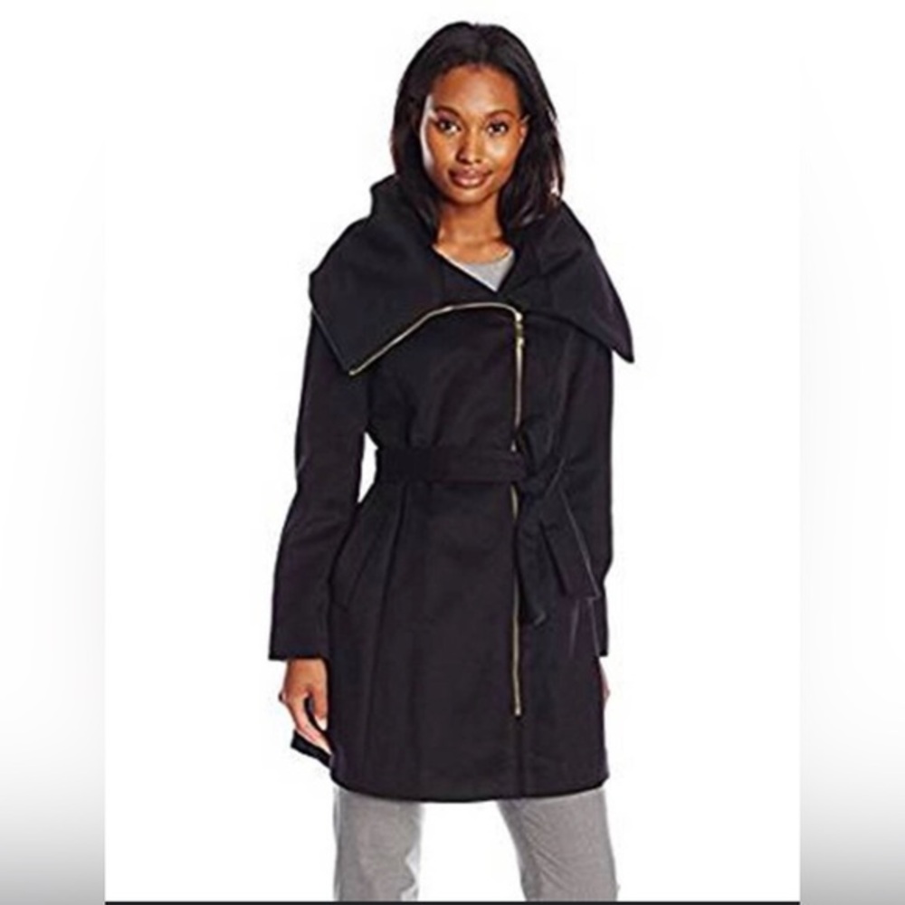 Cole Haan Signature Belted Wool Coat sz 4 *NWT*